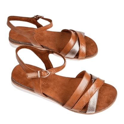 Marco Tozzi - Memory Foam Sandal - Comfort Chic - Women - Brown