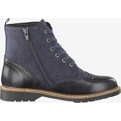 s.Oliver - Faux Leather Boots – Stylish and Comfortable - Women - Navy